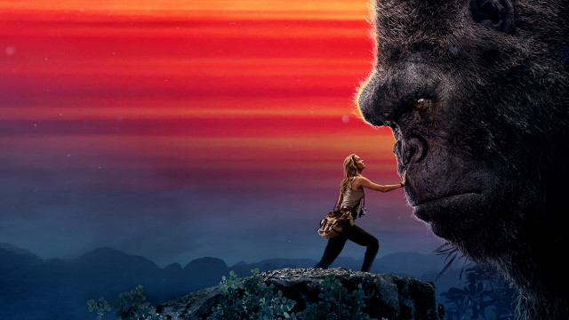 Man gorilla scene movie kong free wallpaper for desktop - medium preview image