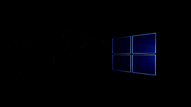 Dark room window stars black free wallpaper for desktop - medium preview image