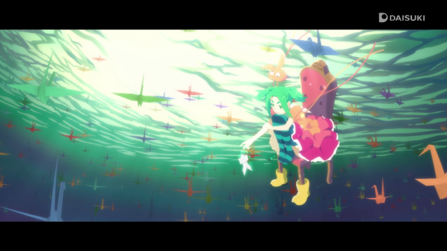 Couple people under water stars free wallpaper for desktop - medium preview image