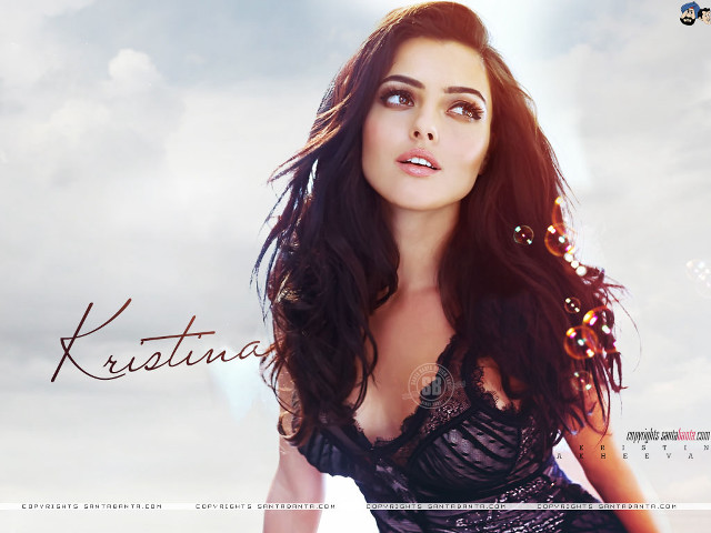 Woman black dress sky background free wallpaper for desktop - medium preview image