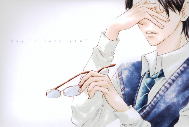 Man holding glasses sad expression free wallpaper for desktop - medium preview image