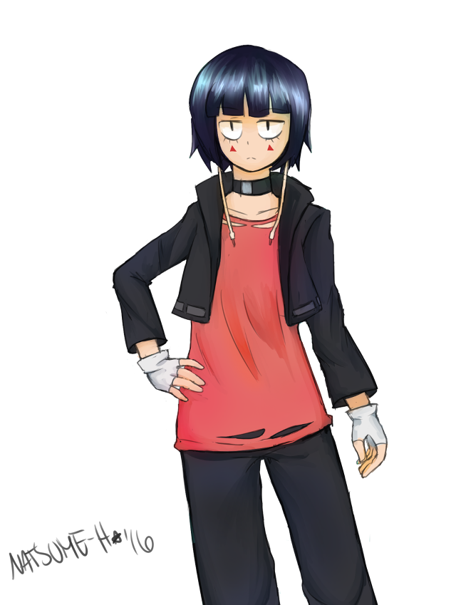 Red shirt black jacket pixel free wallpaper for mobile - medium preview image