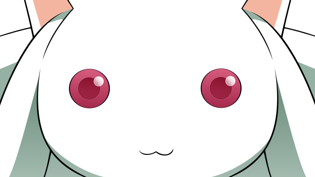 Cartoon character big eyes cat free wallpaper for desktop - medium preview image