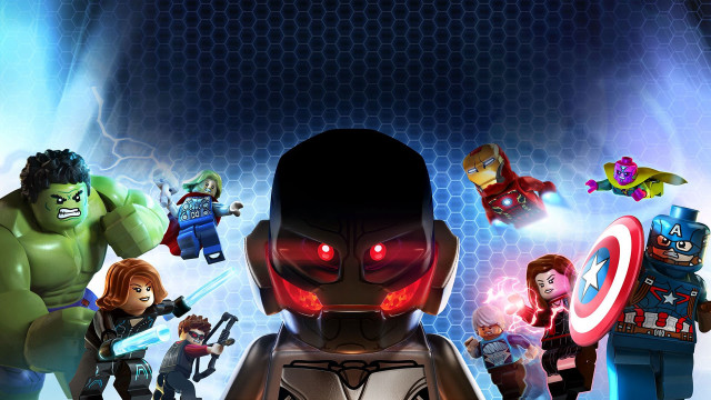 Lego group blue background red free wallpaper for desktop - medium preview image