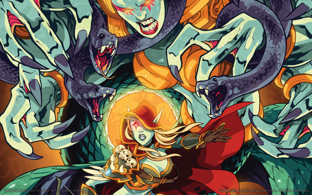 Woman dragon demon shoulder fantasy free wallpaper for desktop - medium preview image