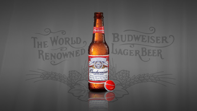 Beer red cap grey background free wallpaper for desktop - medium preview image