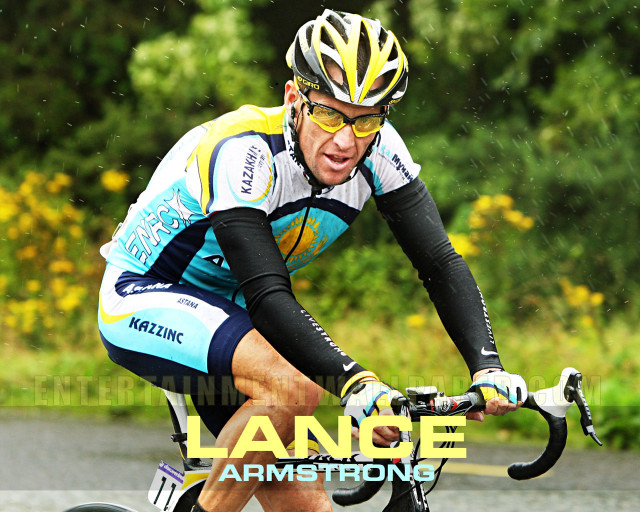 Man riding bike rainy day free wallpaper for desktop - medium preview image