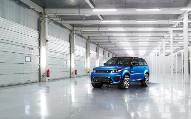 Blue range rover garage white #3 free wallpaper for desktop - medium preview image