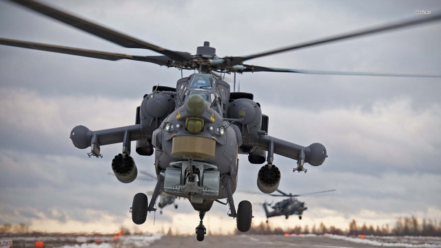 Helicopter flying low background foreground free wallpaper for desktop - medium preview image