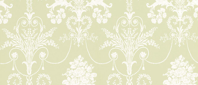 Floral wallpaper white background light free wallpaper for desktop - medium preview image