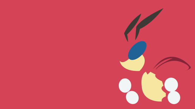 Red background blue yellow bird free wallpaper for desktop - medium preview image