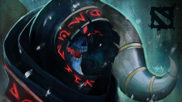 Skull helmet metal object red free wallpaper for desktop - medium preview image