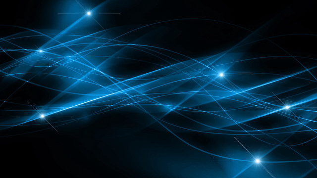Blue abstract background lines stars free wallpaper for desktop - medium preview image