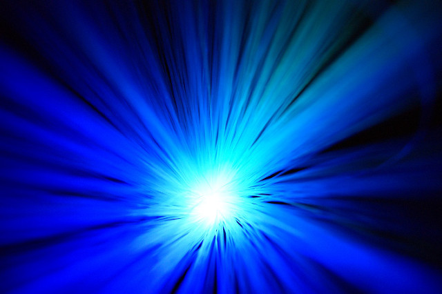 Blue green background starburst centerpiece free wallpaper for desktop - medium preview image