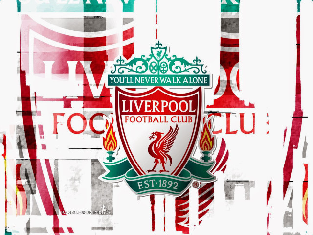 Liverpool crest wall red green free wallpaper for desktop - medium preview image