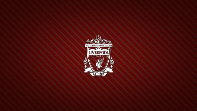 Liverpool red background white crest free wallpaper for desktop - medium preview image