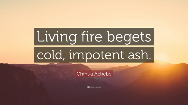Living fire begets cold quote free wallpaper for desktop - medium preview image