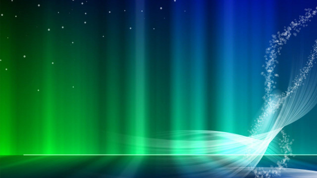 Green blue background stars wave free wallpaper for desktop - medium preview image
