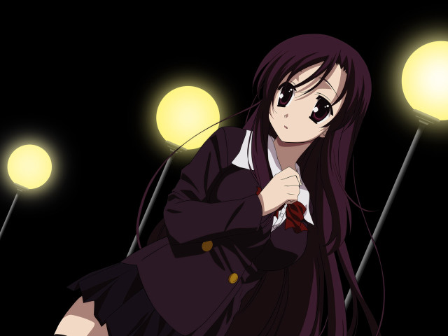 Woman blackcoat lightbulb yellowlights rayonism free wallpaper for desktop - medium preview image