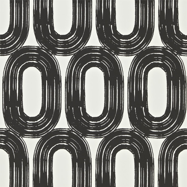 Black white pattern circle design free wallpaper for tablet - medium preview image