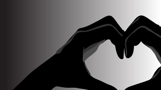 Hands heart shape couple love free wallpaper for desktop - medium preview image