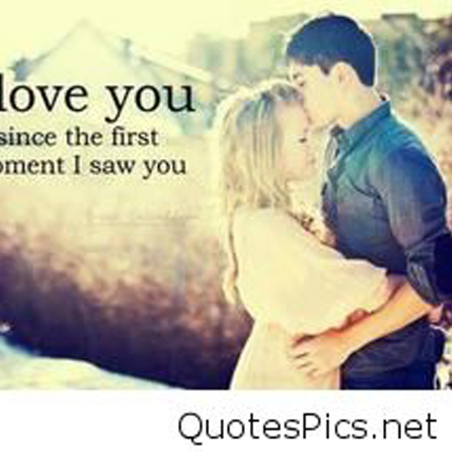 Man woman kissing tree quote free wallpaper for tablet - medium preview image