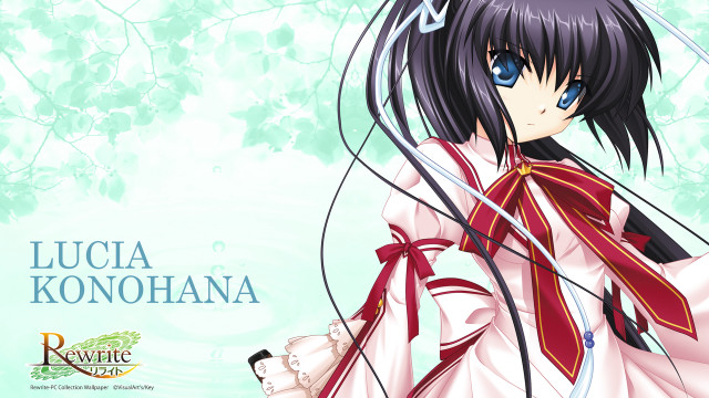 Anime girl black hair red #5 free wallpaper for desktop - medium preview image