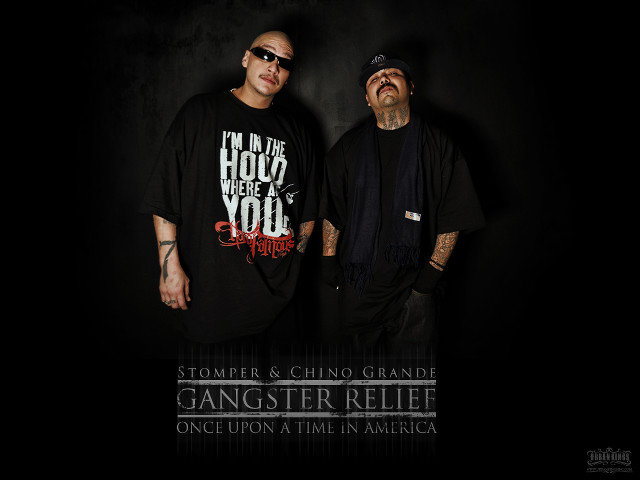 Two men black background white free wallpaper for desktop - medium preview image