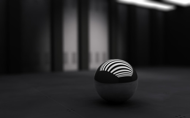 Black white photo ball room free wallpaper for desktop - medium preview image