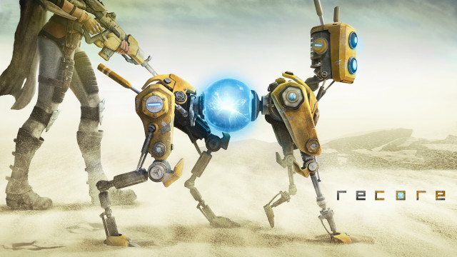 Robot dog blue ball man free wallpaper for desktop - medium preview image