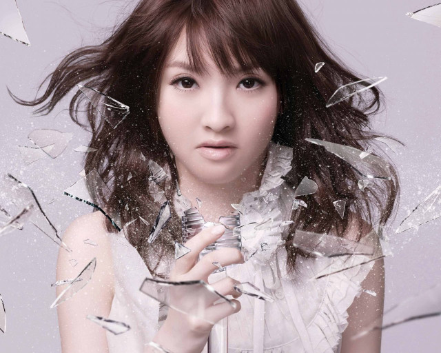 Woman broken glass broken umbrella free wallpaper for desktop - medium preview image