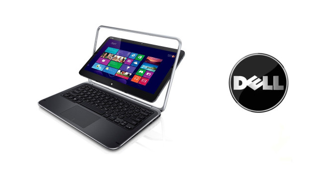 Laptop desk dell logo white free wallpaper for desktop - medium preview image