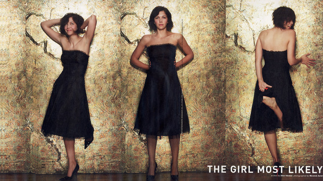 Woman black dress posing hands #23 free wallpaper for desktop - medium preview image