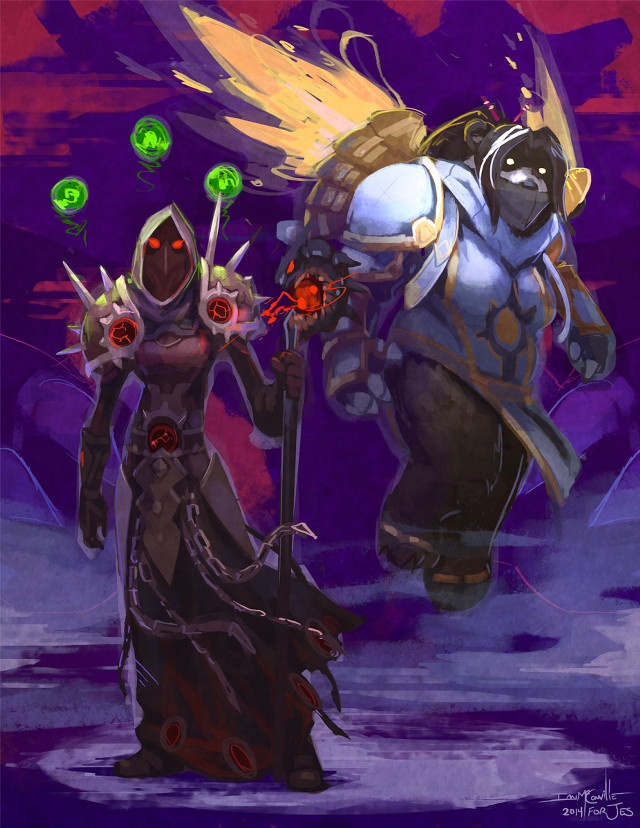 Couple people purple background green free wallpaper for mobile - medium preview image