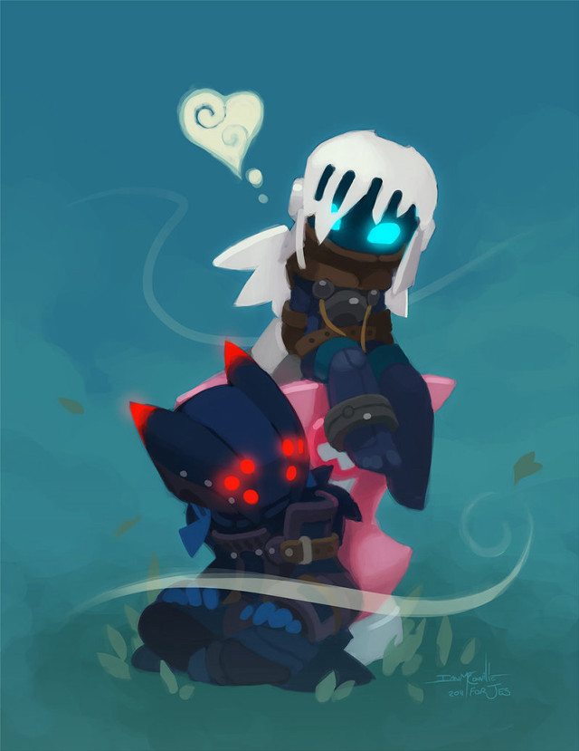 Cartoon character cat heart shaped free wallpaper for mobile - medium preview image