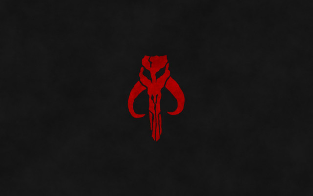 Red black star wars logo free wallpaper for desktop - medium preview image