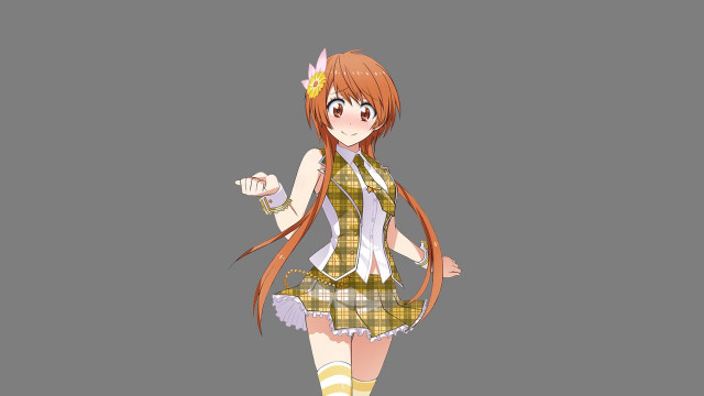 Girl short dress bow hair free wallpaper for desktop - medium preview image