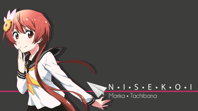 Girl longhair white shirt pinkribbon free wallpaper for desktop - medium preview image