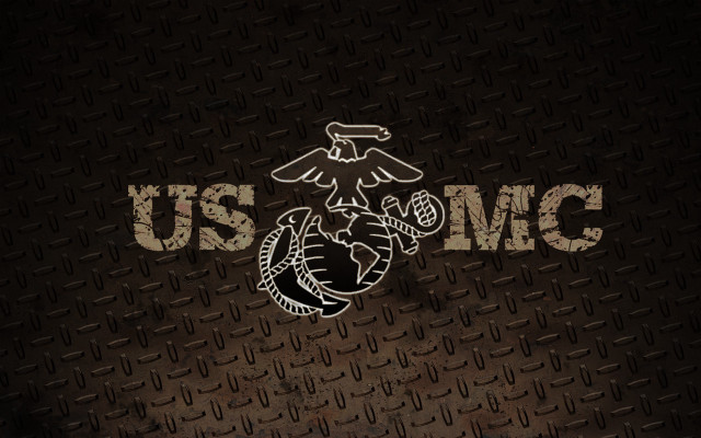 Usmc emblem metal seal symbolism free wallpaper for desktop - medium preview image