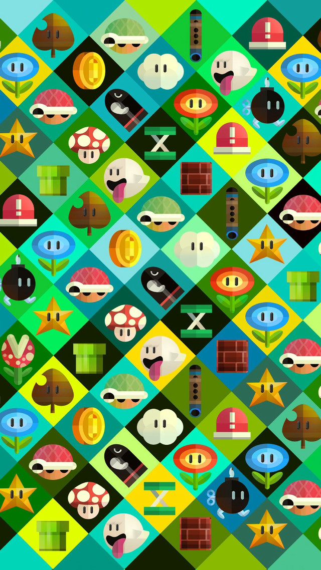 Colorful pattern buttons shapes designs #2 free wallpaper for mobile - medium preview image