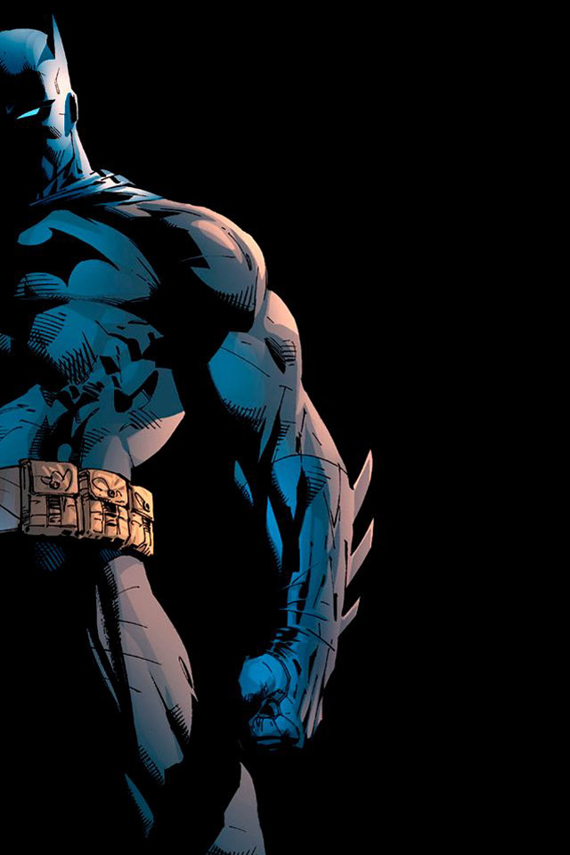 Batman standing dark arm waist free wallpaper for mobile - medium preview image