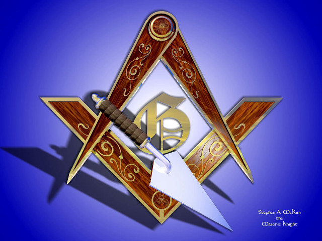 Wooden masonic star white arrow free wallpaper for desktop - medium preview image