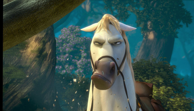 Horse nose ring forest trees free wallpaper for desktop - medium preview image