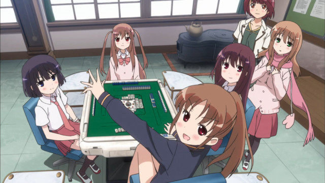 Girls table green man group free wallpaper for desktop - medium preview image