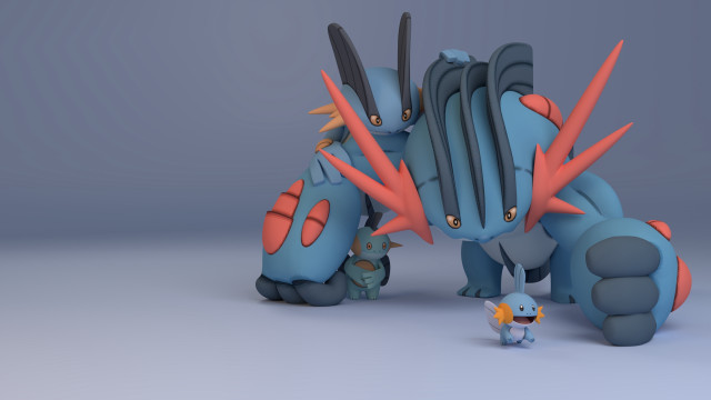 Blue red robot small robots free wallpaper for desktop - medium preview image