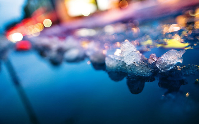 Close up street cars buildings free wallpaper for desktop - medium preview image