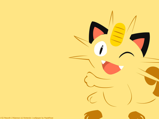 Cartoon cat yellow background yellow #2 free wallpaper for desktop - medium preview image