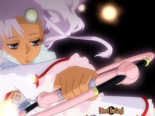 Girl sword light black background free wallpaper for desktop - medium preview image