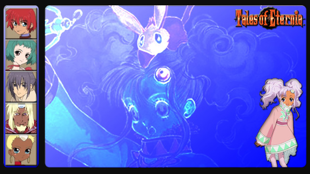 Cartoon character avatars blue background free wallpaper for desktop - medium preview image