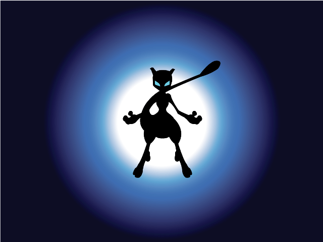 Black blue cat baseball bat free wallpaper for desktop - medium preview image
